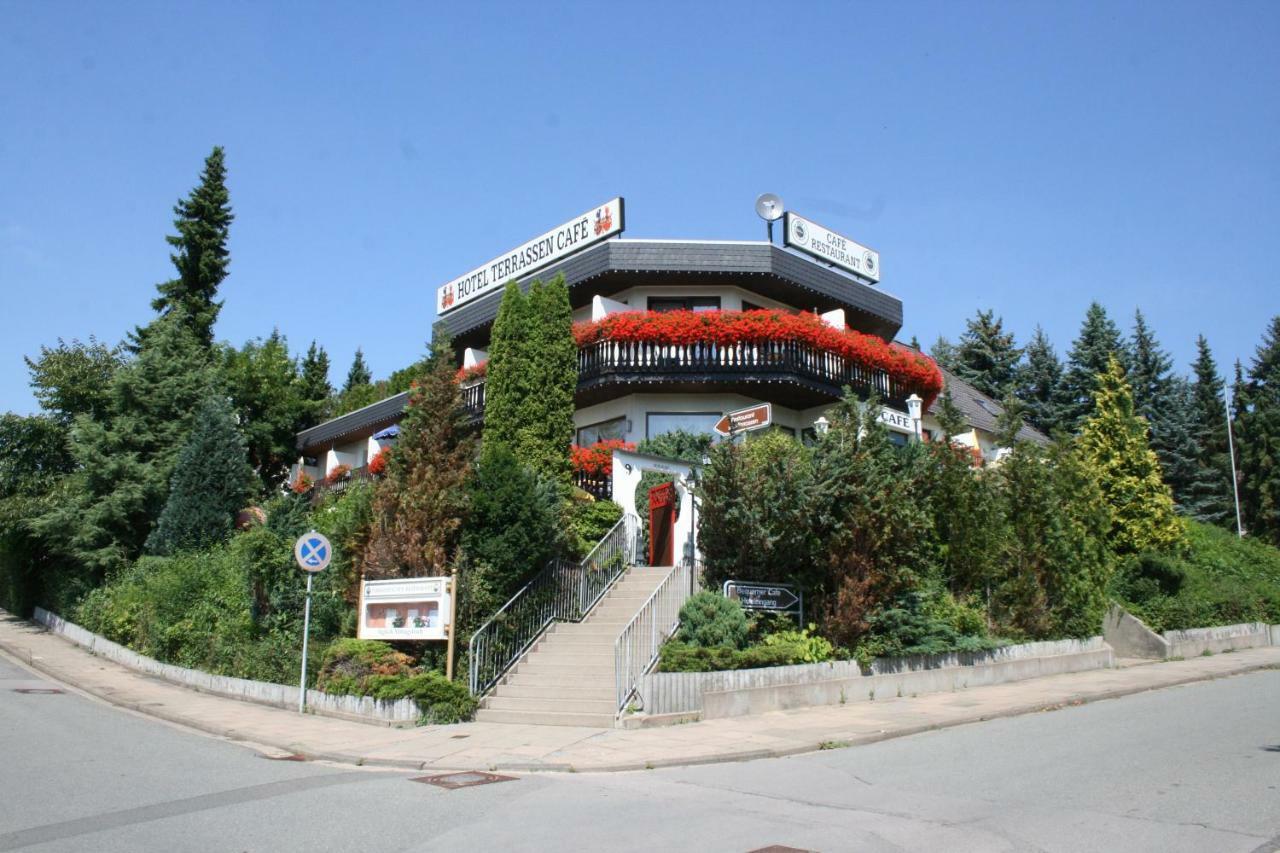 Themen Hotel Terrassen Cafe Bad Münder am Deister Kültér fotó