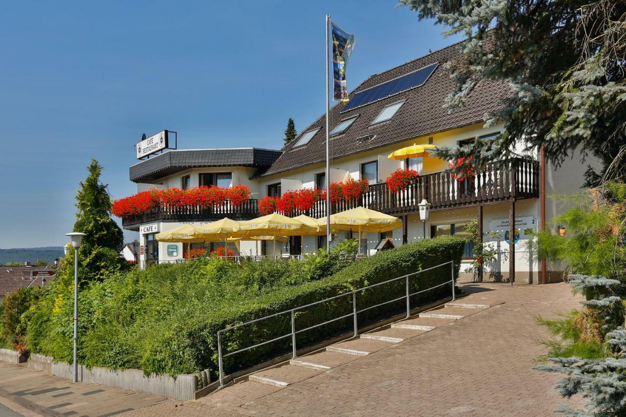 Themen Hotel Terrassen Cafe Bad Münder am Deister Kültér fotó