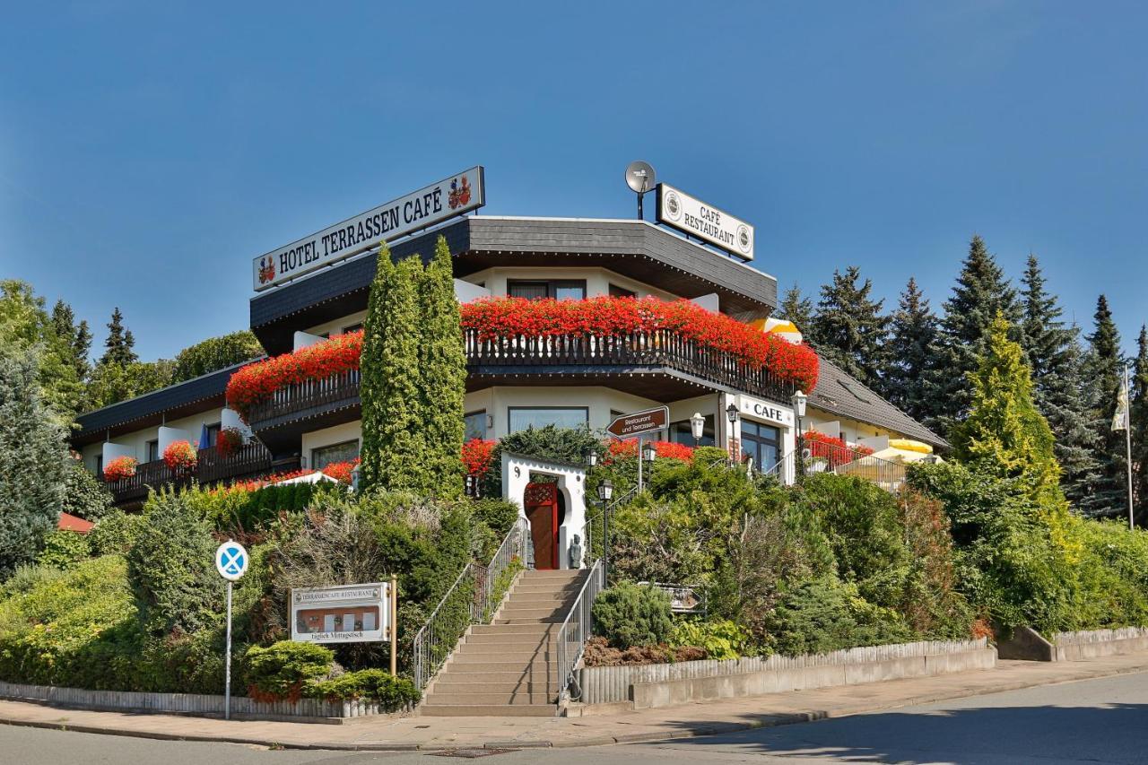 Themen Hotel Terrassen Cafe Bad Münder am Deister Kültér fotó