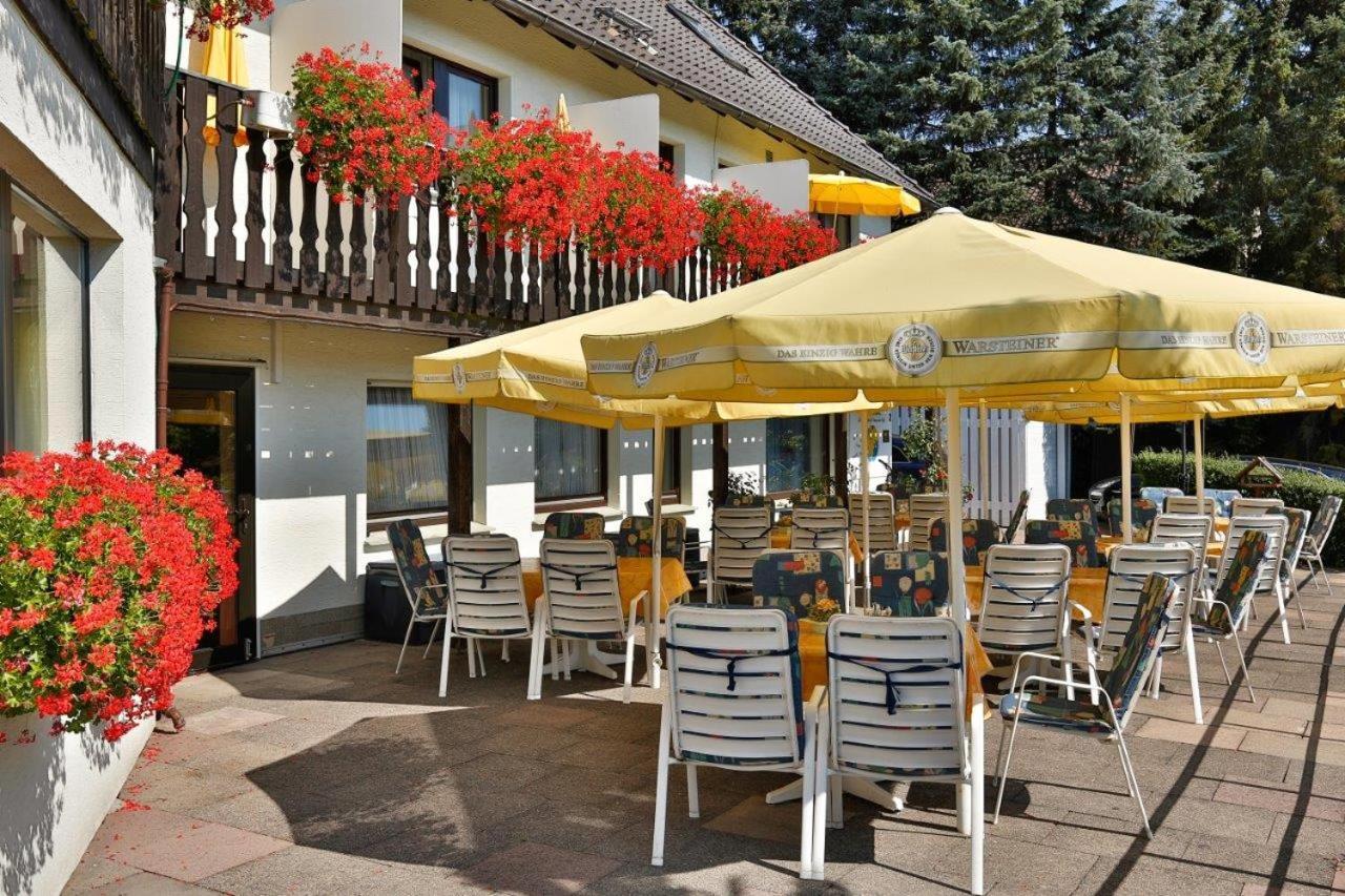 Themen Hotel Terrassen Cafe Bad Münder am Deister Kültér fotó
